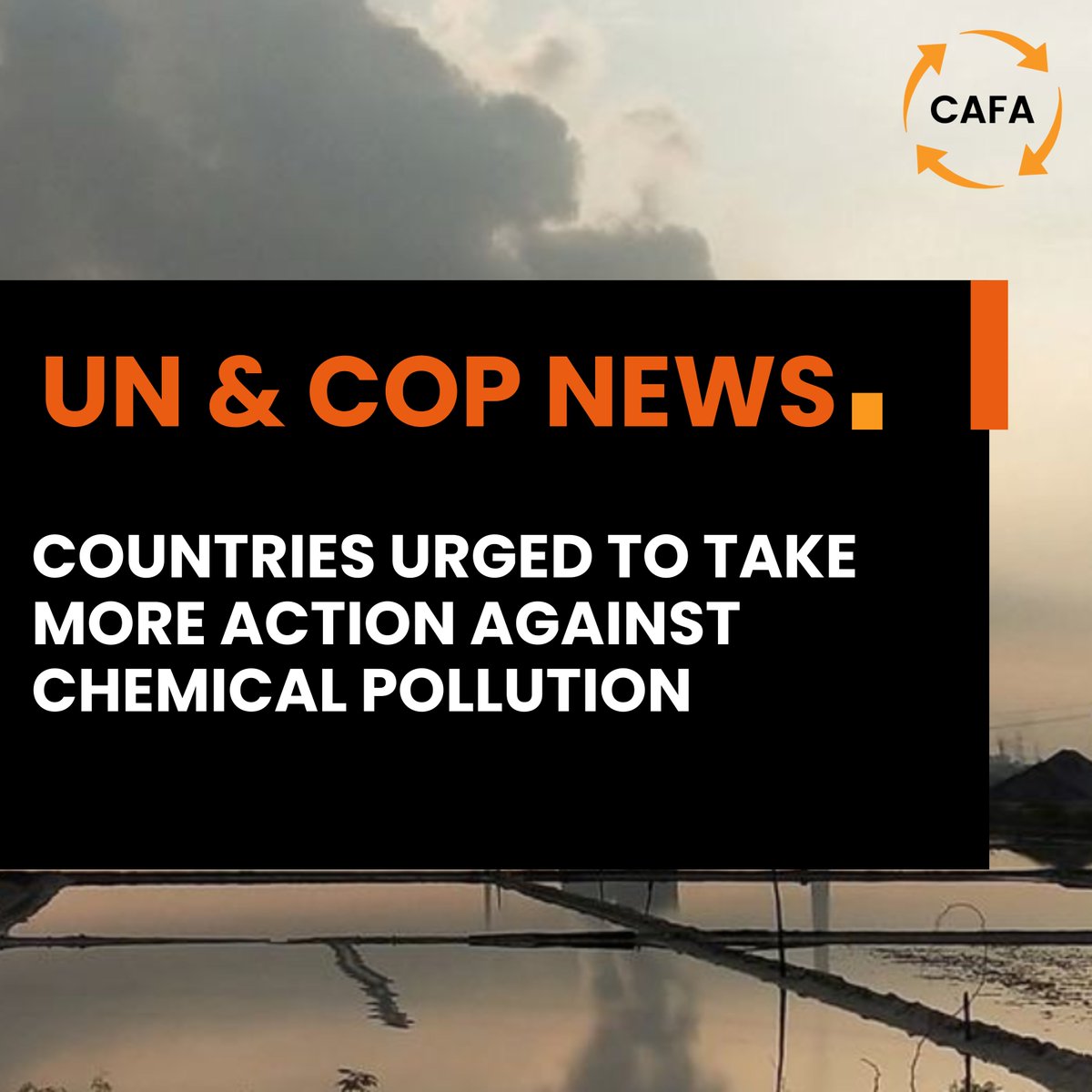 CAFA supports the call to reduce the use and production of new toxic chemicals news.un.org/en/story/2023/…
CAFA is here to support associations accelerate to net zero.
#RacetoZero #ChemicalPollution #Sustainable #NetZero #UNFCCC @UNFCCC