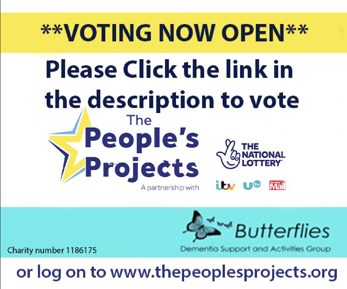 ButterfliesDSAG's tweet photo. Please vote for Butterflies Barnsley 
https://t.co/znDzdQhgUD https://t.co/KWxcbvbyCf