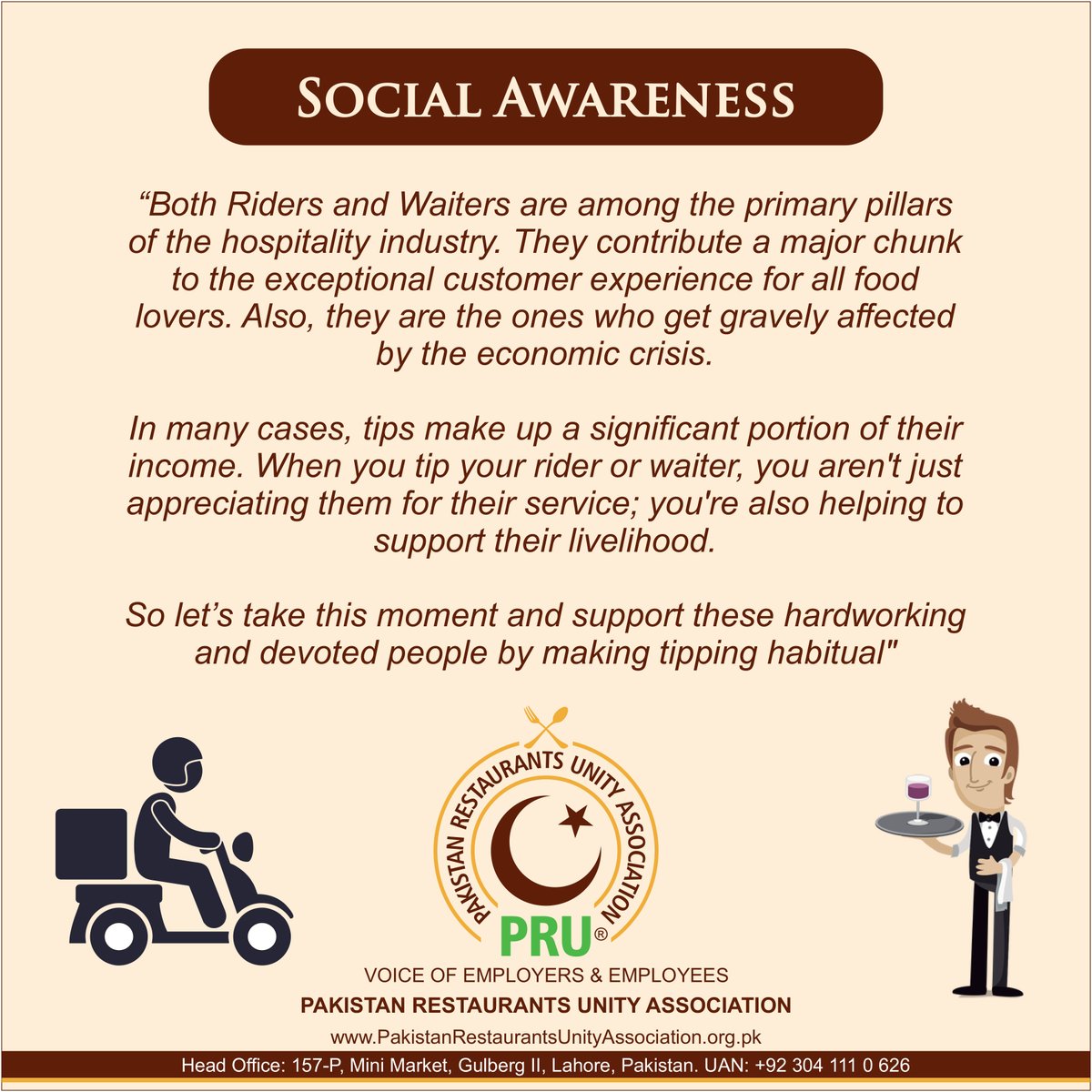 Pakistan_PRU's tweet photo. #Aamerrafiquequreshi #Chairman #PRU #PakistanRestaurantsUnity #SocialAwareness #SocialAwarenessCampaign #Riders #Waiters #FoodPanda #cheetay #Uber #Careem #PunjabFoodAuthority #Lahore #Restaurants #Cafe #Accident #DGISPR #Twitter #Youtube #ImranKhan https://t.co/96BbtqCYJy