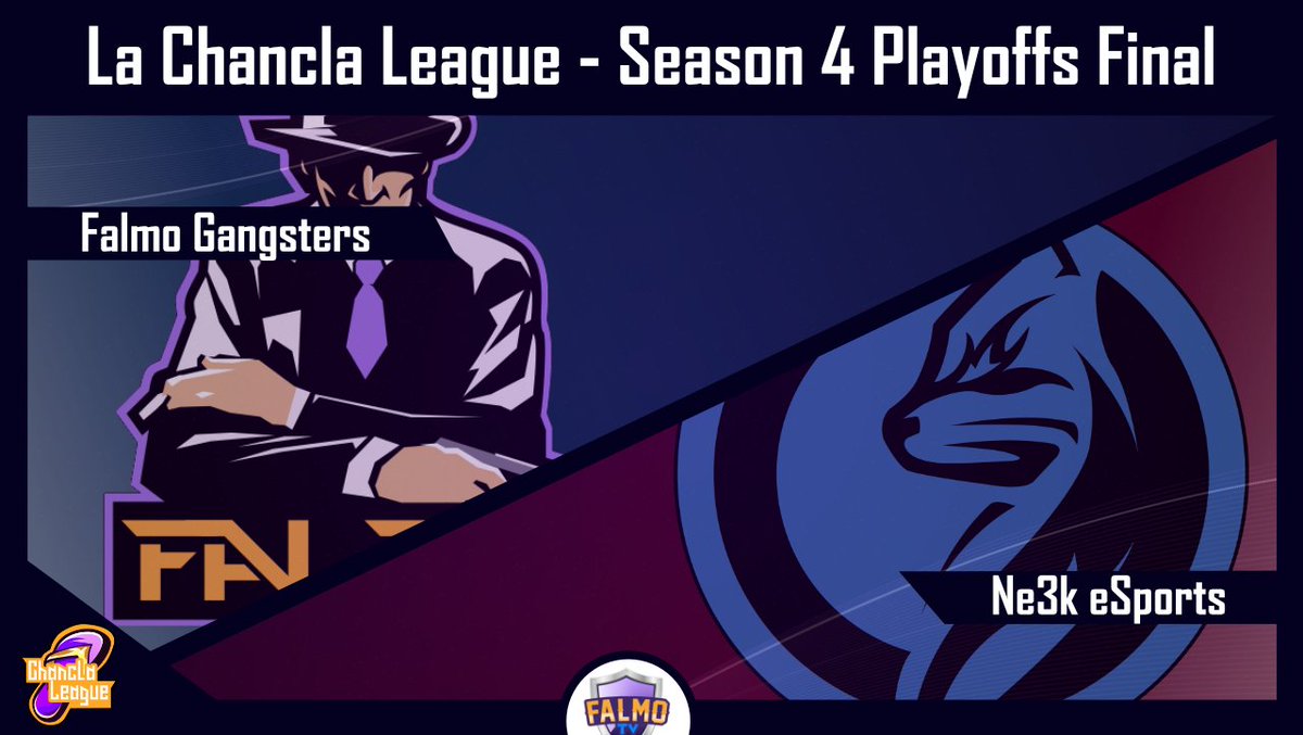 LA FINAL!!! Ahora si, ya tenemos la finalisima de la season 4 de #lachanclaleague de <a href="/FalmoTv/">FalmoTv</a> . Hoy a las 22:00, Falmo Gangster vs <a href="/NeekEsports/">Neek Esports</a> ! Os esperamos!!!
