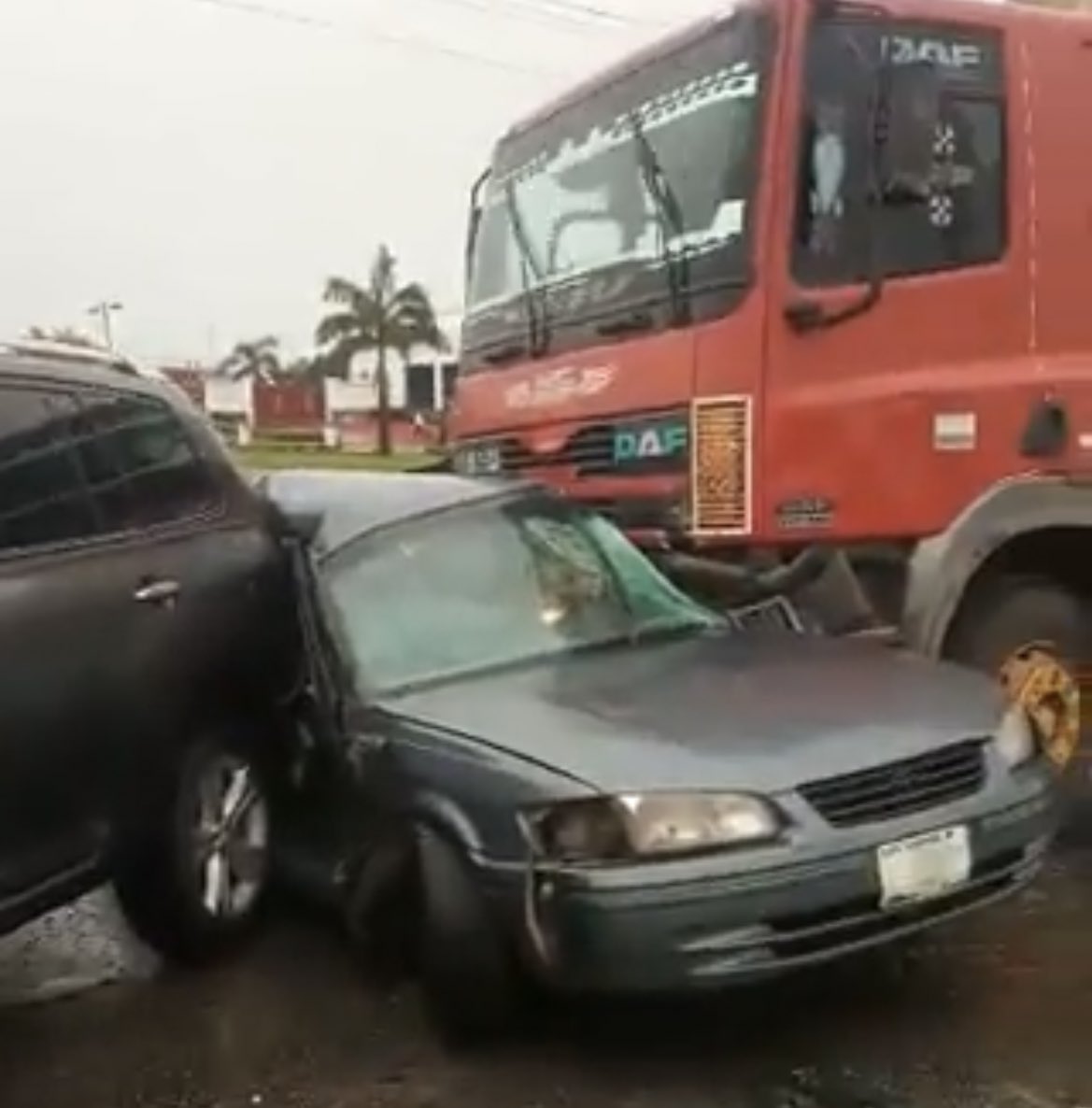 TheCable on Twitter: "Four injured in accident involving 9 vehicles on