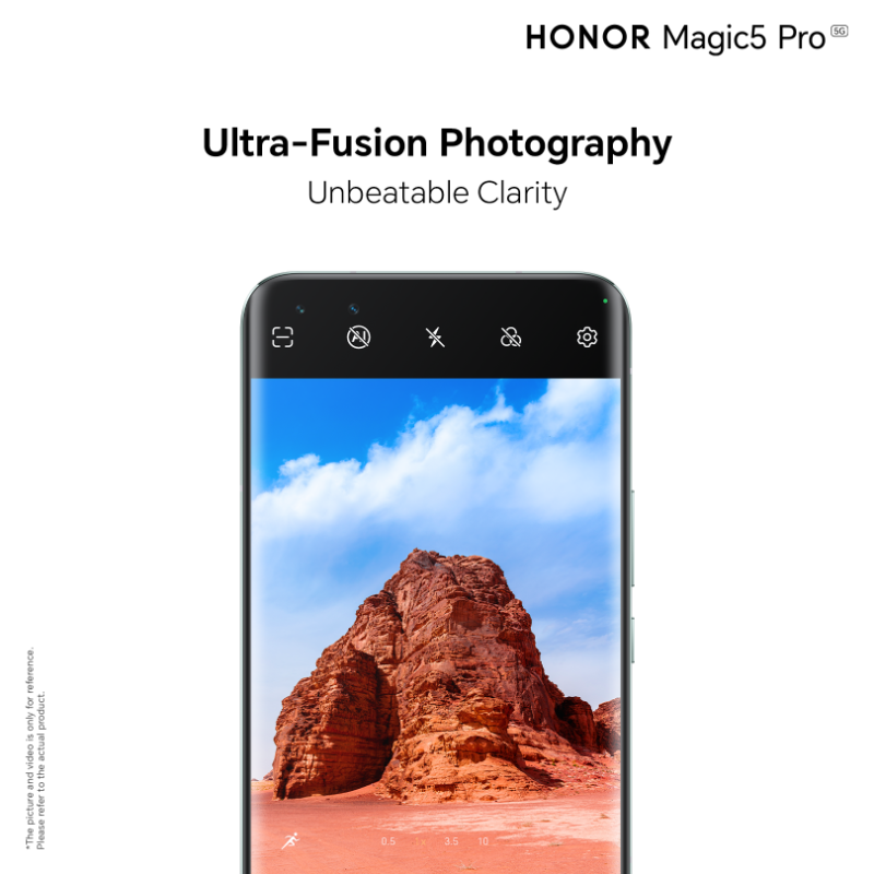 Honorarabia's tweet photo. Looking for an exceptional speed capture experience? Say hello to the all-new #HONORMagic5Pro, the Flagship smartphone with the fastest Capture that will never miss an action.

Pre-order from 26th May. https://t.co/cRHQsjvGO2
#UnleashThePowerOfMagic #FalconCapture #MagicMomentsAE