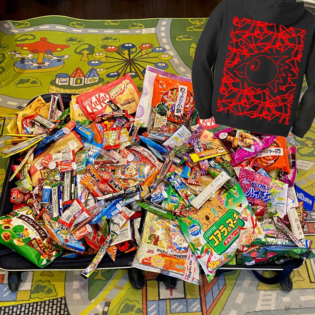 Emil Japan ➡️ new podcast in development (@emilgorgees) on Twitter photo 🛫 Heading to <a href="/VeeCon/">VeeCon</a>, suitcase overflowing with even more Japanese snacks and sweets than last year! 🍬🇯🇵 Spot me in the black/red Hangout Hawk hoodie (see pic) and ask for a 'Taste of Japan' - I've got you covered! Excited to share with the #VeeFam <a href="/veefriends/">VeeFriends</a> and <a href="/garyvee/">Gary Vaynerchuk</a> 🛫 Heading to <a href="/VeeCon/">VeeCon</a>, suitcase overflowing with even more Japanese snacks and sweets than last year! 🍬🇯🇵 Spot me in the black/red Hangout Hawk hoodie (see pic) and ask for a 'Taste of Japan' - I've got you covered! Excited to share with the #VeeFam <a href="/veefriends/">VeeFriends</a> and <a href="/garyvee/">Gary Vaynerchuk</a>
