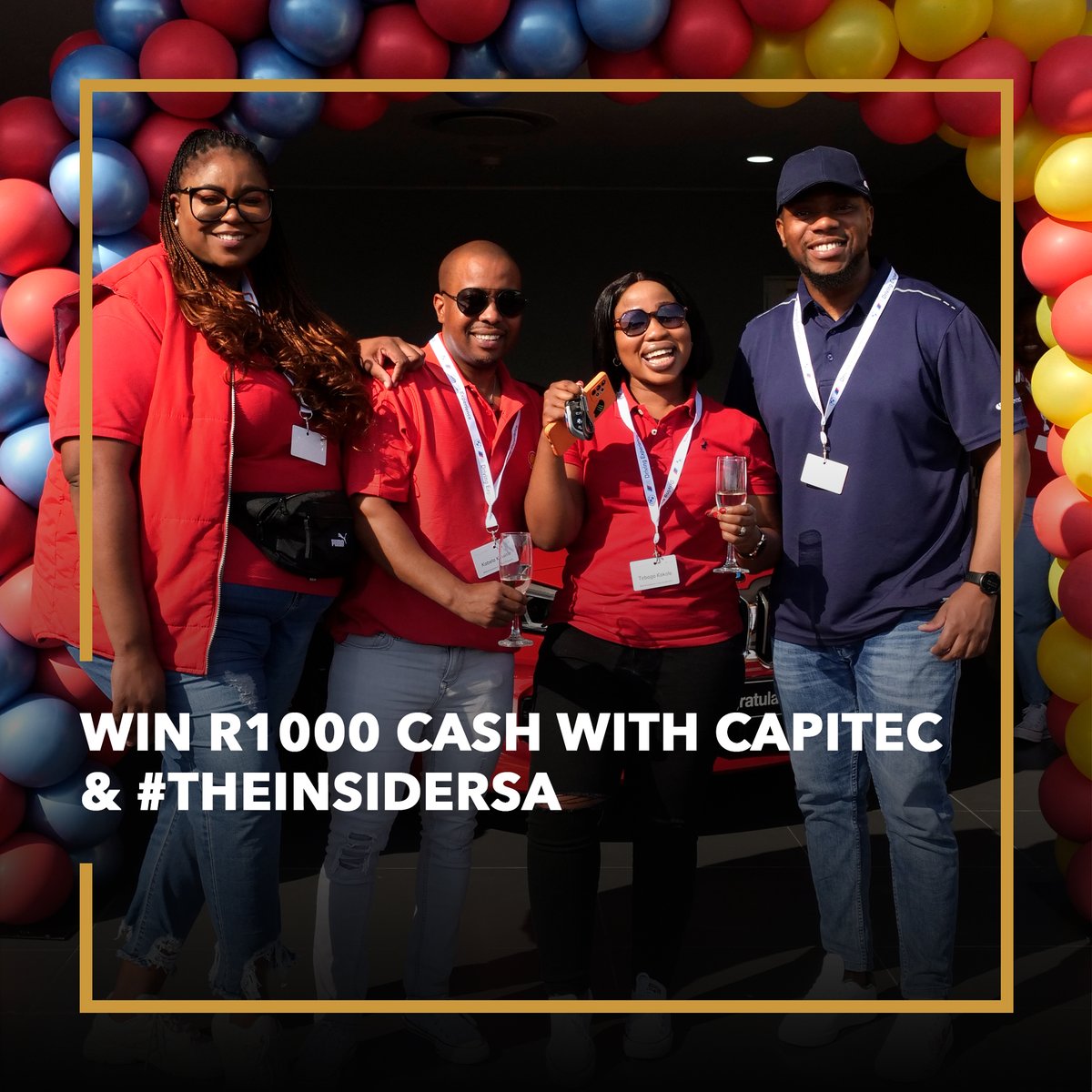 TheInsiderSA's tweet image. WIN R1000 CASH with @CapitecBankSA!  

To enter: Reply &amp;amp; tell us how you will start your live better journey and how it will help you. Remember to include #LiveBetterWithCapitec  

Comp closes: 21 May 2023. Ts&amp;amp;Cs apply theinsidersa.co.za #TheInsiderSA