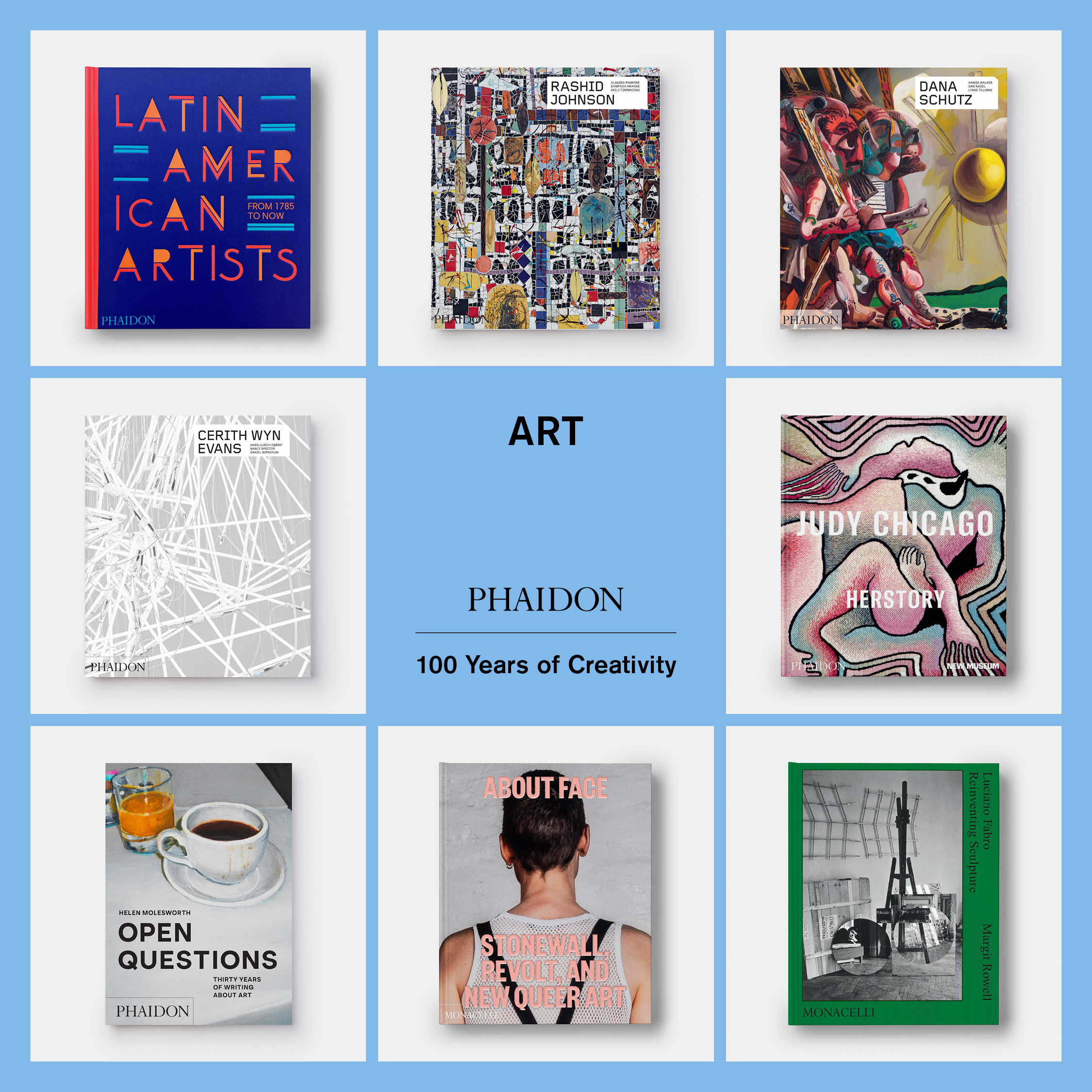 Phaidon Books, libros variados de la editorial britanica The Art Place AD | Commissions Earned