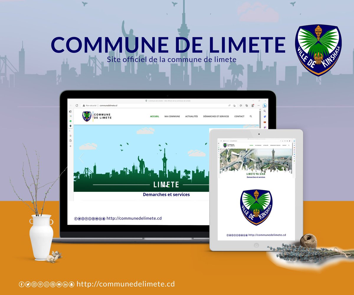 🚨 Bonne nouvelle !
Visitez désormais le communedelimete.cd pour connaître les informations, l’actualité sur la Commune ainsi que les services à proximité.
Félicitations à l’équipe dirigeante pour cette innovation rentrant dans le cadre son programme « LIMETE YA SIKA » !