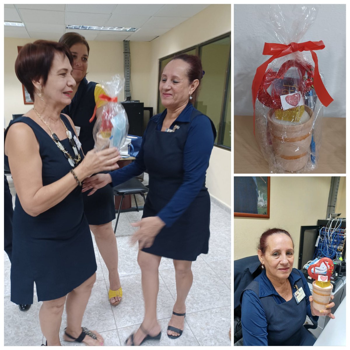 BayamoComercial's tweet photo. Con motivo de la celebración del DIA DE LAS MADRES, Comercial Bayamo  sorprende con un DETALLE  en esta mañana de Lunes   a la MADRE MÁS EXPERIMENTADA y a LA MADRE MÁS JOVEN de nuestro colectivo : Alina Quiala  y Daniela Roll  FELICIDADES PARA TODAS LAS MADRES COMERCIAL BAYAMO. https://t.co/Kj6dzU9JfI
