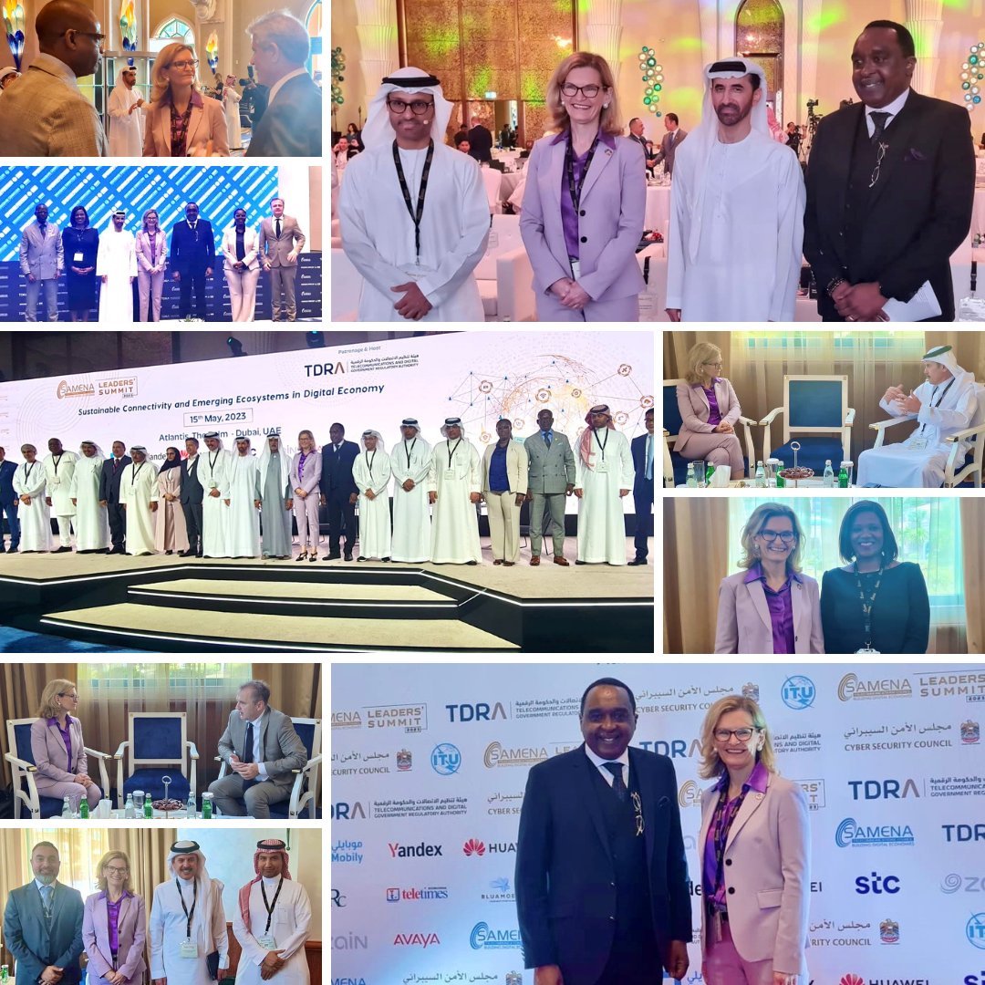 Great to be back in Dubai to catch up with old friends and new on our progress to secure an inclusive, safe, and sustainable #DigitalFutureForAll. 
See you again soon for #ITUWRC!