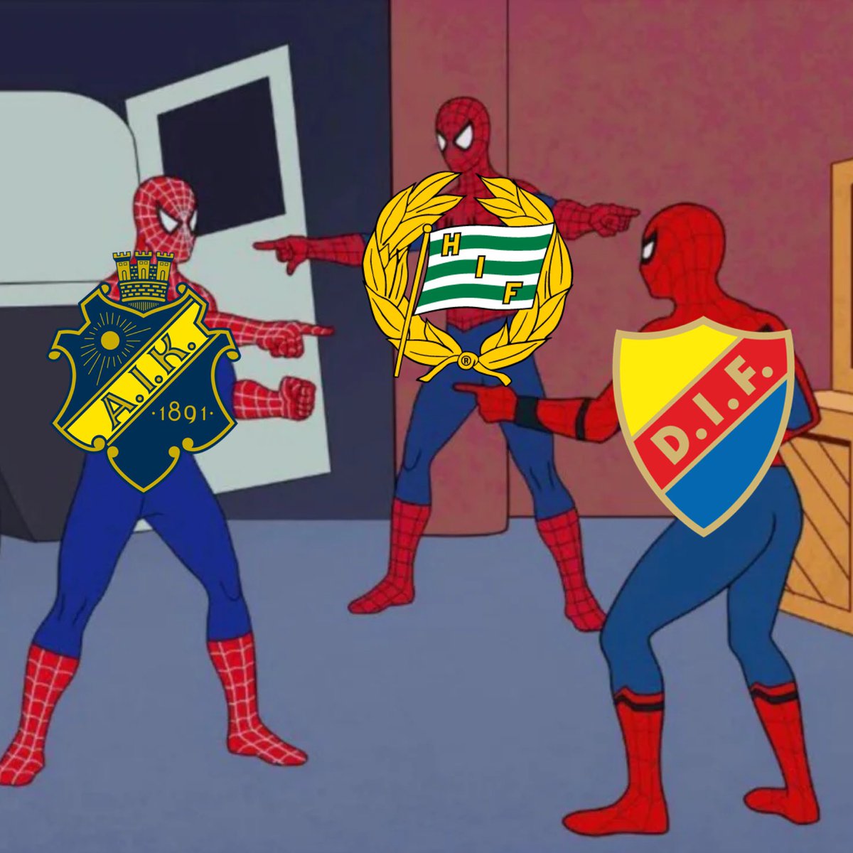 Mjolbypartiet's tweet photo. Fotbollstwitter som bråkar om vilka supportrar som är de största rövhattarna https://t.co/tgLJMt7C6i