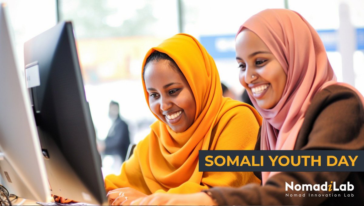 Nomadilab's tweet photo. Happy Somali Youth Day! Young people are the future of Somalia. 🇸🇴 #NomadiLab #SYL https://t.co/Ga1bSALfkc