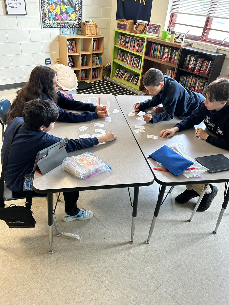 LJohnsonELA's tweet photo. Context clues dominoes game in 6th grade #AIMES. Learning the IDEAS strategies will be helpful as they read their own books in empathy book clubs. @FreedomD100 #d100inspires https://t.co/dLBR5Tq7v3