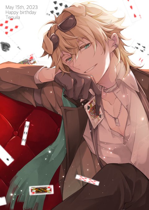 誕生日滑り込み! テキーラくん誕生日おめでとう大好きです! これからも引き続き秘書よろしくね!  #明日方舟 #アークナイツ