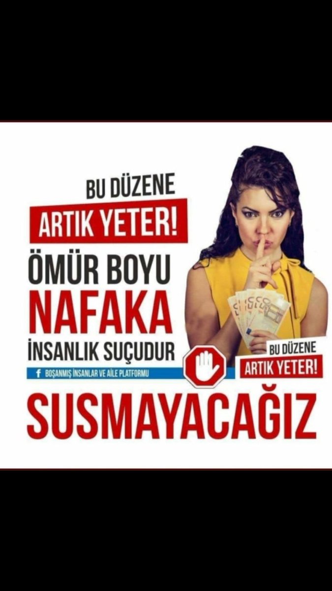Sürekli zulüm
SÜRESİZ NAFAKA ödeyemedigin  zaman tazik hapsi 
                           
#SüresizNafaka
#Susmayacağız