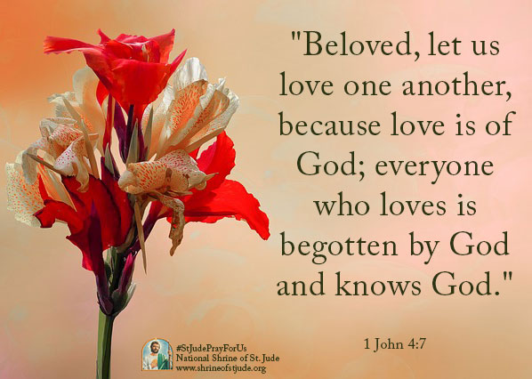 Motivation Monday

'Beloved, let us love one another, because love is of God; everyone who loves is begotten by God and knows God.' - 1 John 4:7

-

#motivationmonday #mondaymotivation #bible #bibleverse #dailybibleverse #bibleverseoftheday #john #catholic #beloved #love #God