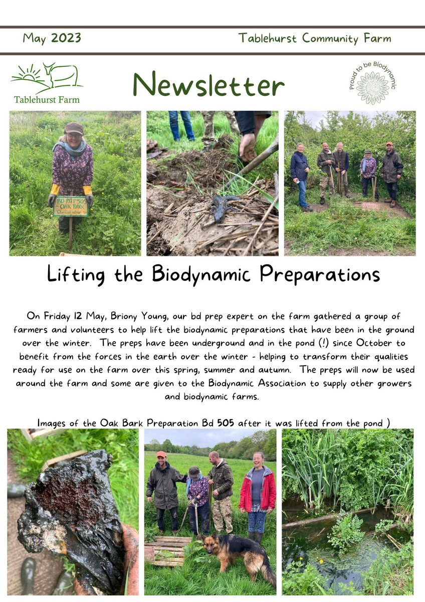 Tablehurst Farm Newsletter - mailchi.mp/b5fe2defdbd4/t… Our monthly newsletter is now available for May. You can sign up to our mailing list to receive it by email or pick up a paper copy in the farm shop.