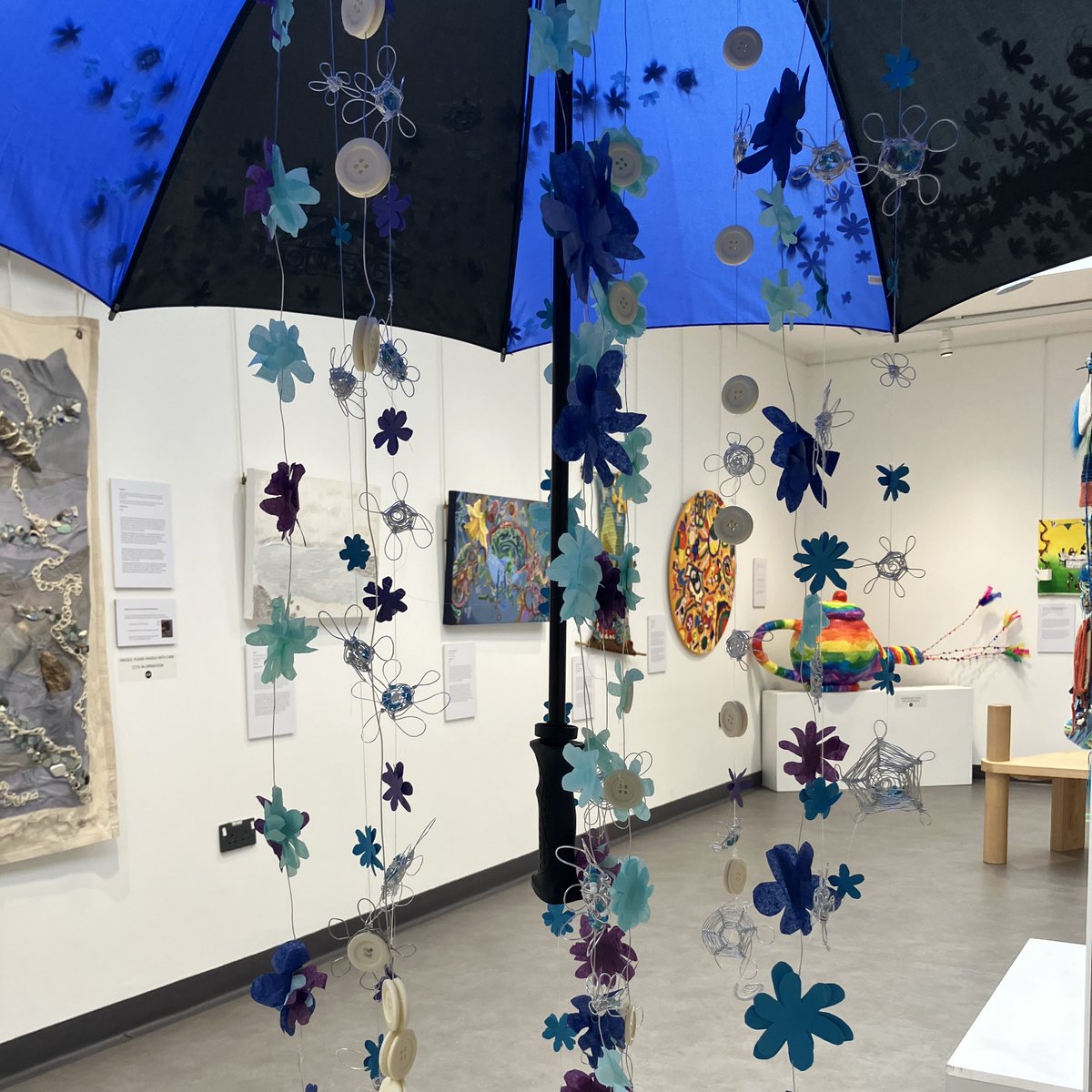 HearthGallery's tweet photo. We are delighted to welcome the 'Affinity: A Celebration of Connection' exhibition to the Hearth Gallery, featuring artwork made by the CTA students at  @UniSouthWales following the art workshops delivered to people living with dementia at MHSOP wards.

https://t.co/KqZPMMUuIs https://t.co/Zafwot1Maw