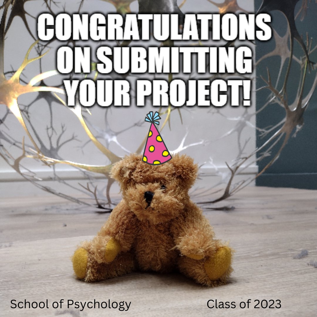 🎉 Dissertation Submitted! 🎓✨

We could not be prouder of each and every one of you for reaching this significant milestone. Your dedication, perseverance, and hard work has paid off 📚💪Next step: exams (BUT first time to celebrate).
