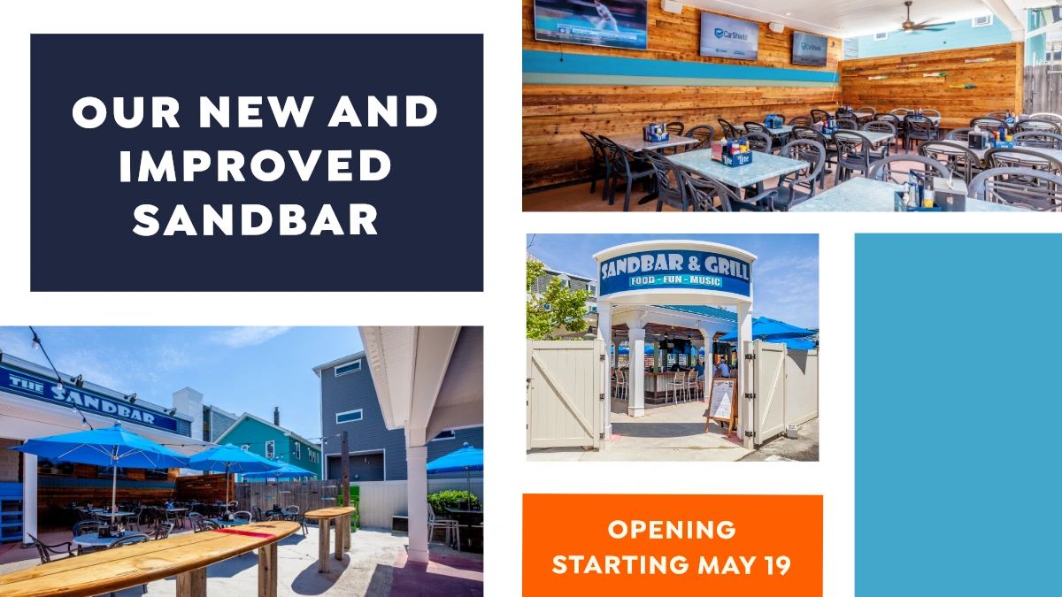 Our sandbar is back and better than ever! We've put in a ton of work to make it the perfect weekend spot for summer fun. Come join us starting May 19.