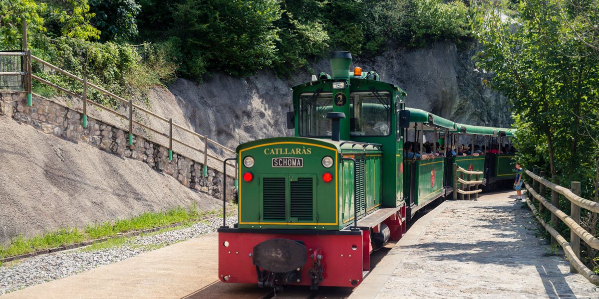 FGCcorporatiu's tweet photo. Descobreix el Parc Natural del Cadí-Moixeró amb el #TrenDelCiment, un tren amb més de 💯 anys d'història!  🌳

Gaudeix del paisatge i visita l'exposició de trens antics! 🚂

Compra els teus bitllets a https://t.co/OIM8vGGJGV

#Turistren #TurismeFGC #Ferrocarrils https://t.co/mUnePsTnNE
