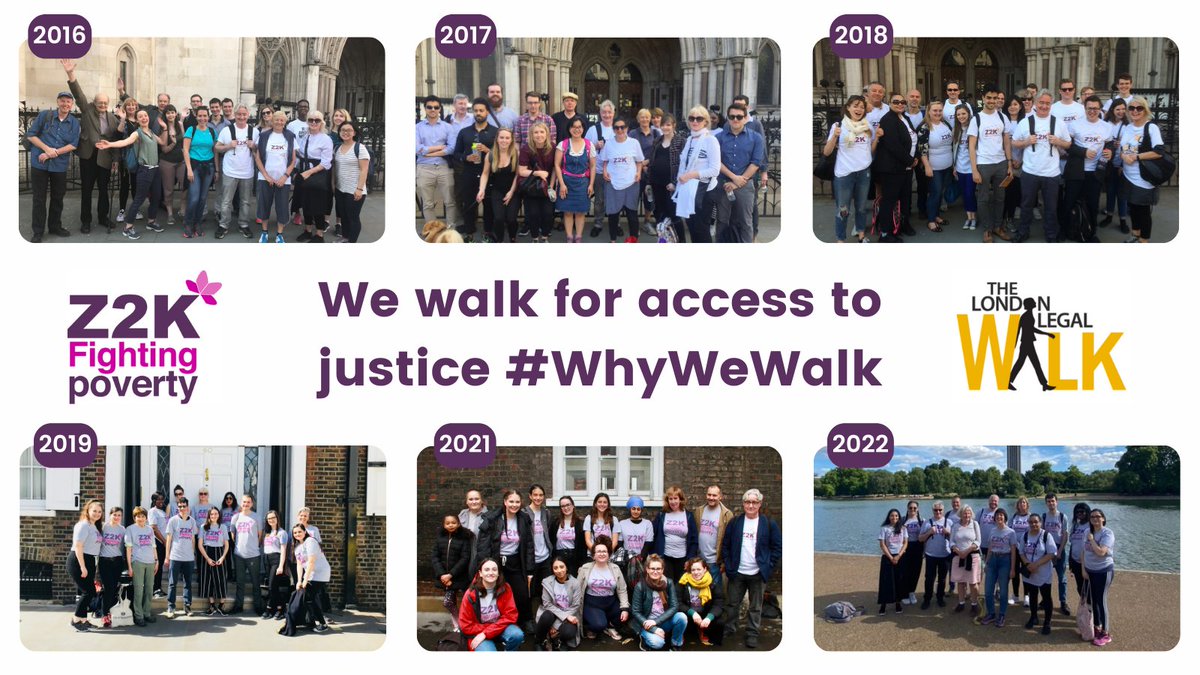 We help over 1000 people yearly access free legal advice and representation to overcome issues causing homelessness and poverty.

That's #WhyWeWalk in @londonlegal's Legal Walk every year, to ensure access to justice. To sponsor us, visit londonlegalsupporttrust.enthuse.com/pf/zacchaeus-2…