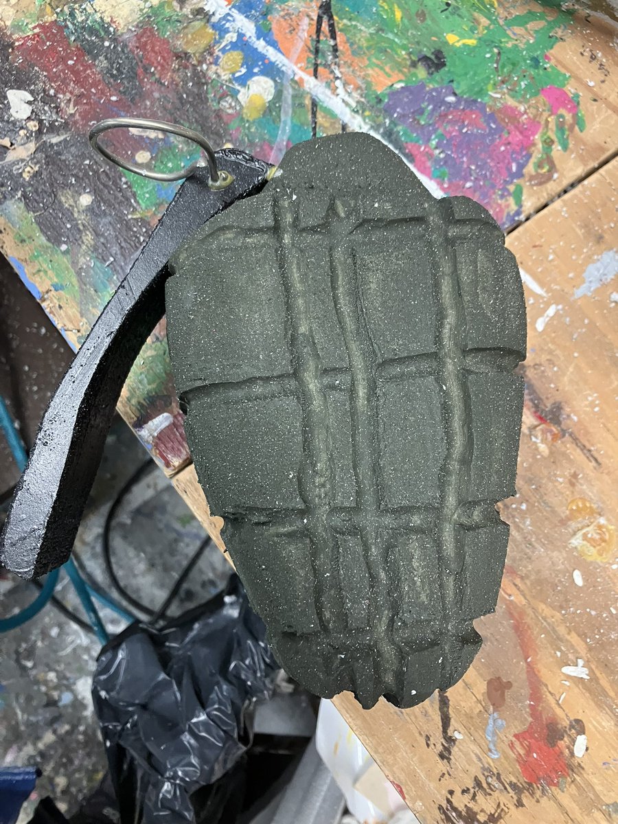 Weaponry. Comically large and glittery.