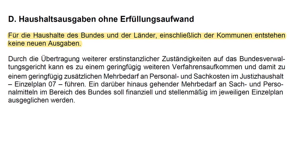 Ist diese Formulierung im #LNGG-Entwurf nicht glatt falsch? Der Haushaltsausschuss des #Bundestag hatte im März 1,5 Mrd € gesperrt, die das @BMWK für das #LNG-Terminal auf #Rügen haben wollte. Und nun soll die Aufnahme von #Rügen in das #LNGG 'keine neuen Ausgaben' bedeuten?