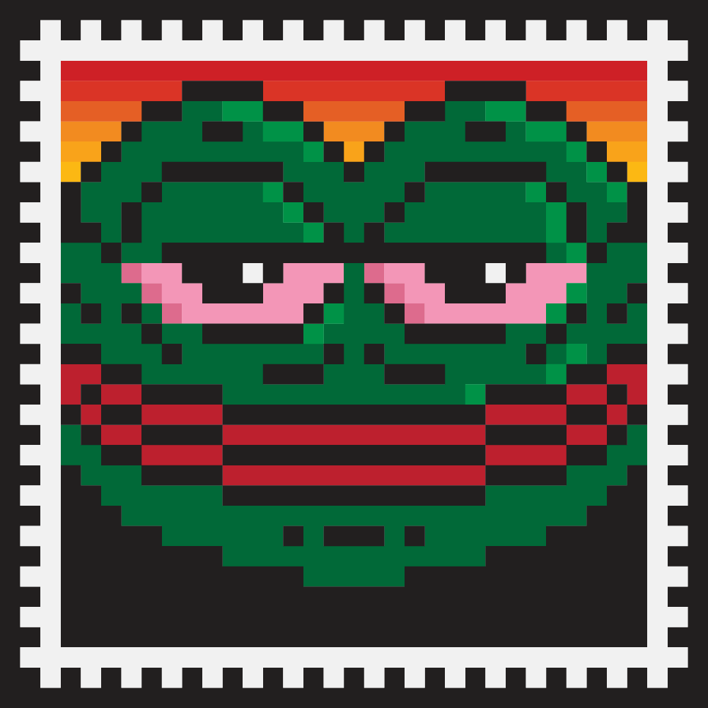 "It's always a good sign when you see a frog at sunset"

STAMP NO. 18525 // stampchain.io
By. Bluemonk

Active Disp.
#BTC : 0.00051   ( $13.98 )
xchain.io/tx/63322939c96…

#STAMP #BitcoinStamps #BTCOrdinals #Ordinals #NFT #BitcoinOrdinals