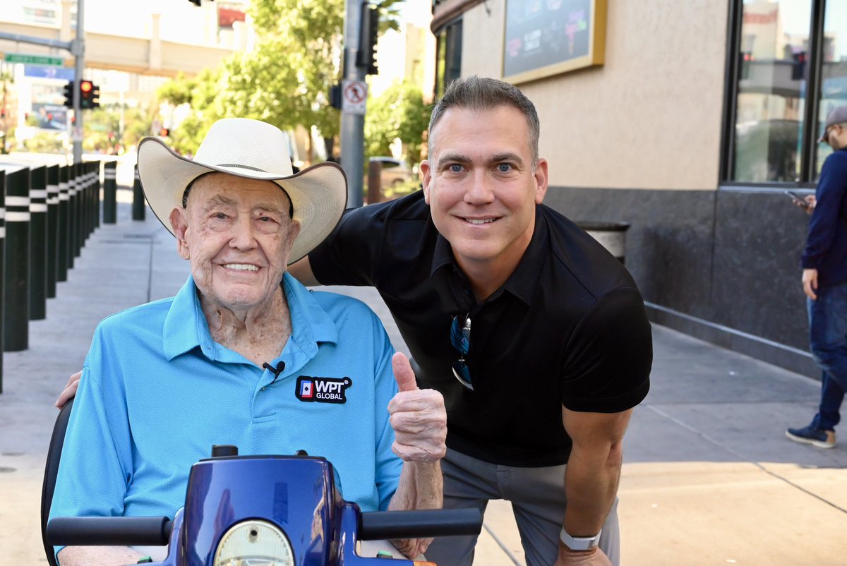 “There's no life like the life I've lived. You're free like a cloud floating up in the sky.”

- Doyle Brunson
August 10, 1933 - May 14, 2023

RIP to the Legend, it was an honor to be able to meet and work with such an icon and my first poker hero.

#RIPDoyle