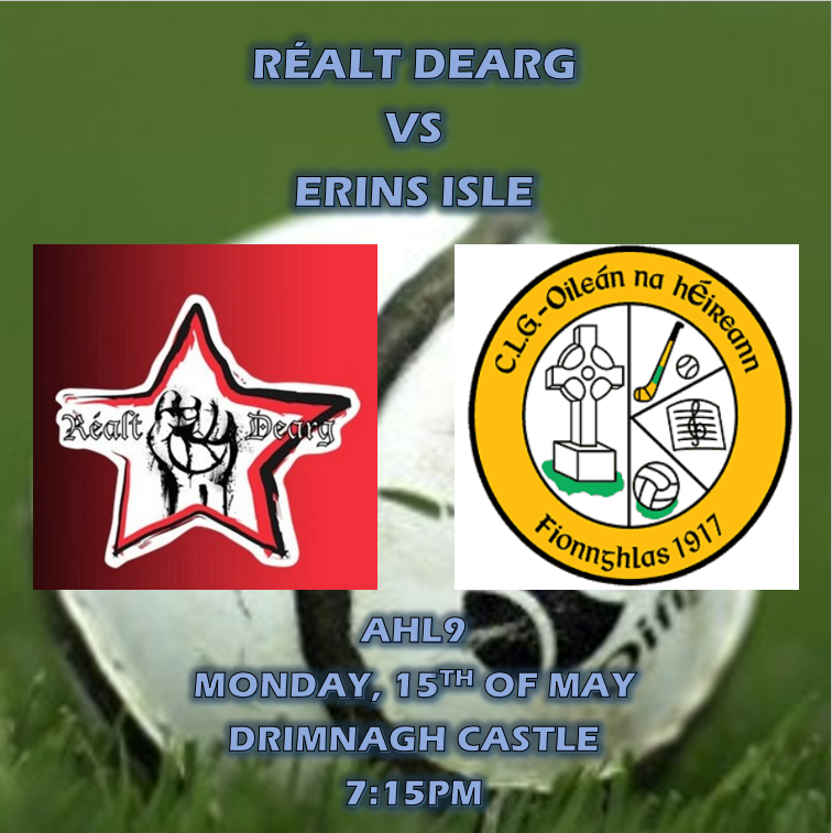 Quick turnaround for the Stars as we are out again this evening in Drimnagh against @theislesclg  at 7:15. All support welcome! #RDAbú
