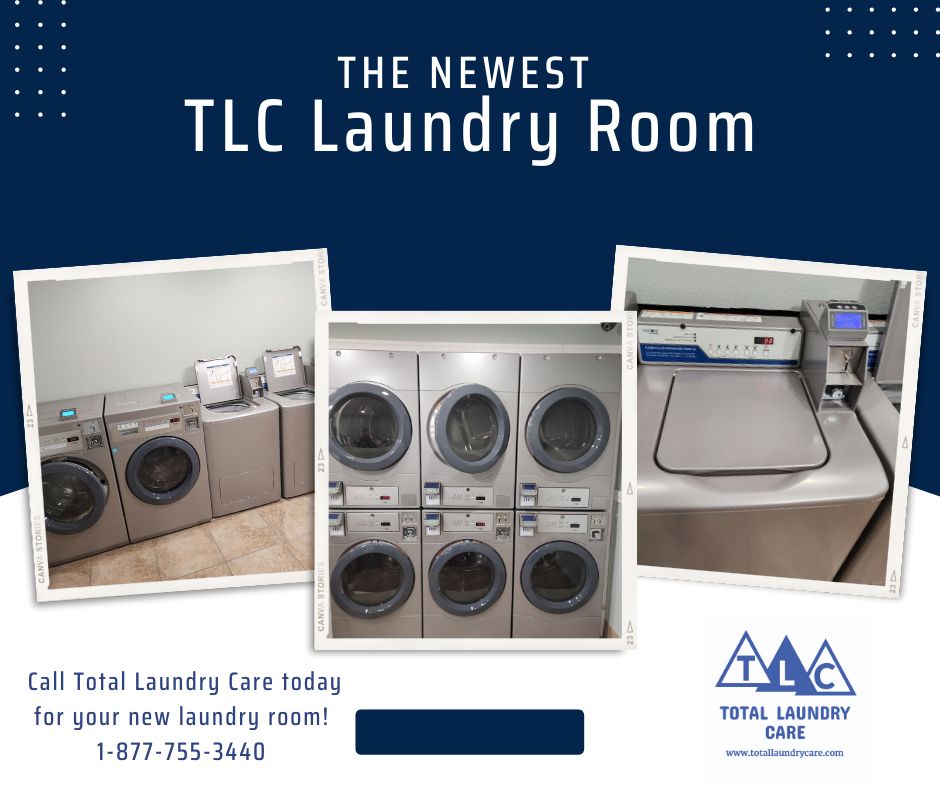 TLC's Newest Laundry Room!  

#commerciallaundry #totallaundrycare #encorepro #propertymanagement