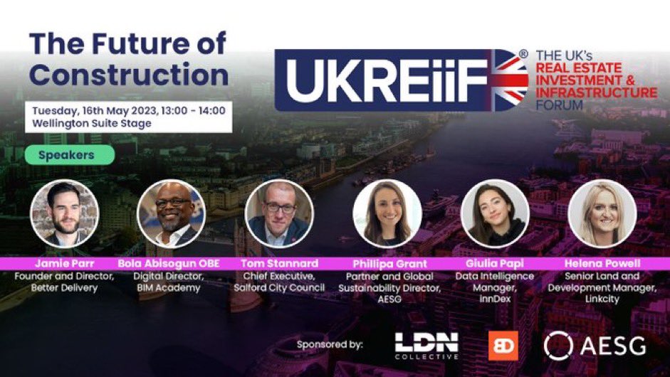 MaxwellFarrell's tweet photo. 📣Don’t forget to join our 'Future of Construction' panel at @UKREiiF on 16th May at 13:00! 

Let's delve into innovative approaches to address challenges in Construction projects.

➡️ https://t.co/3NkiNfKPEH  

#MMC #ESG #UKREIIF #UKREIIF2023 https://t.co/ULVwYuojXZ
