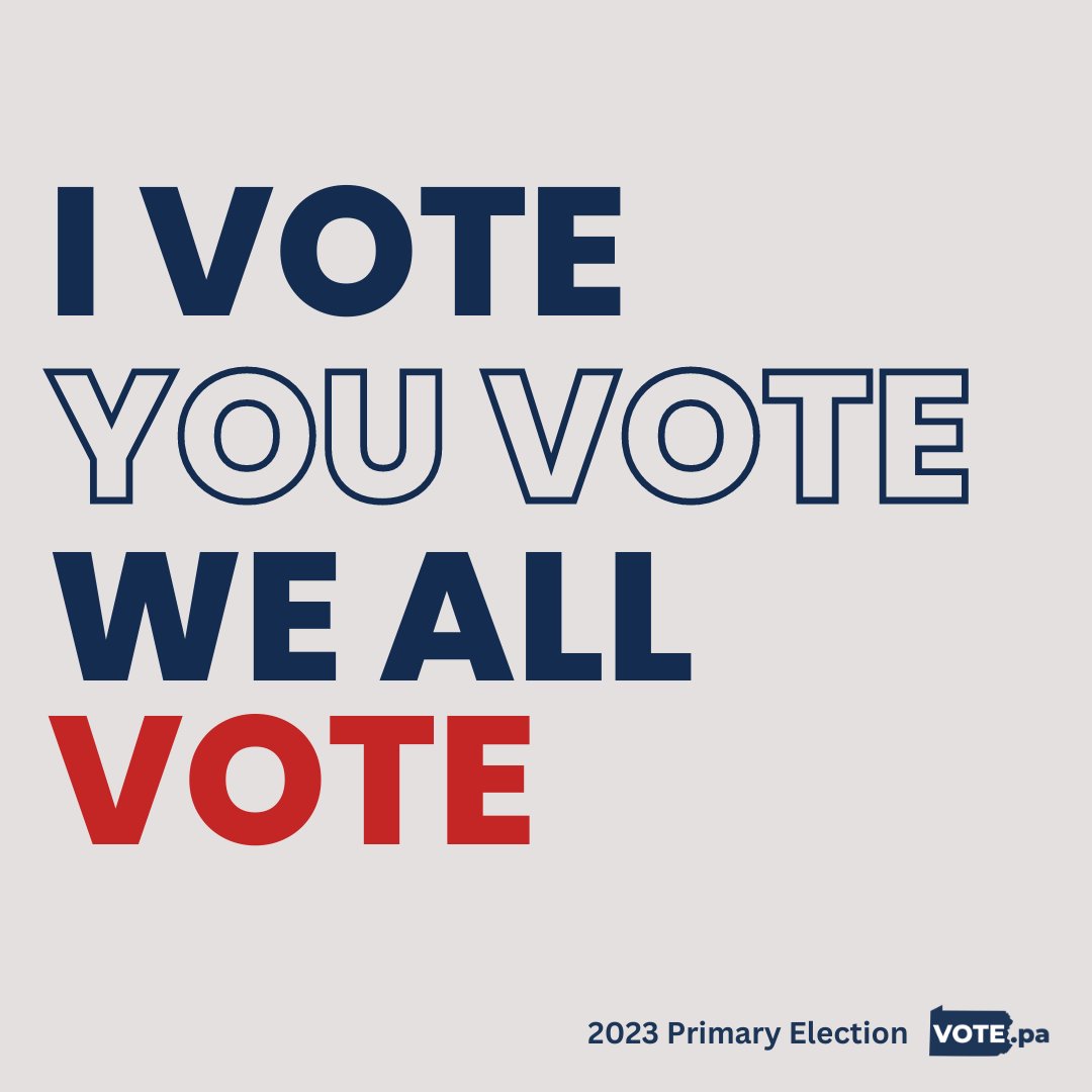 When we all vote, we win! Make your plan for the primary tomorrow at vote.pa/plan and get ready to make your voice heard!