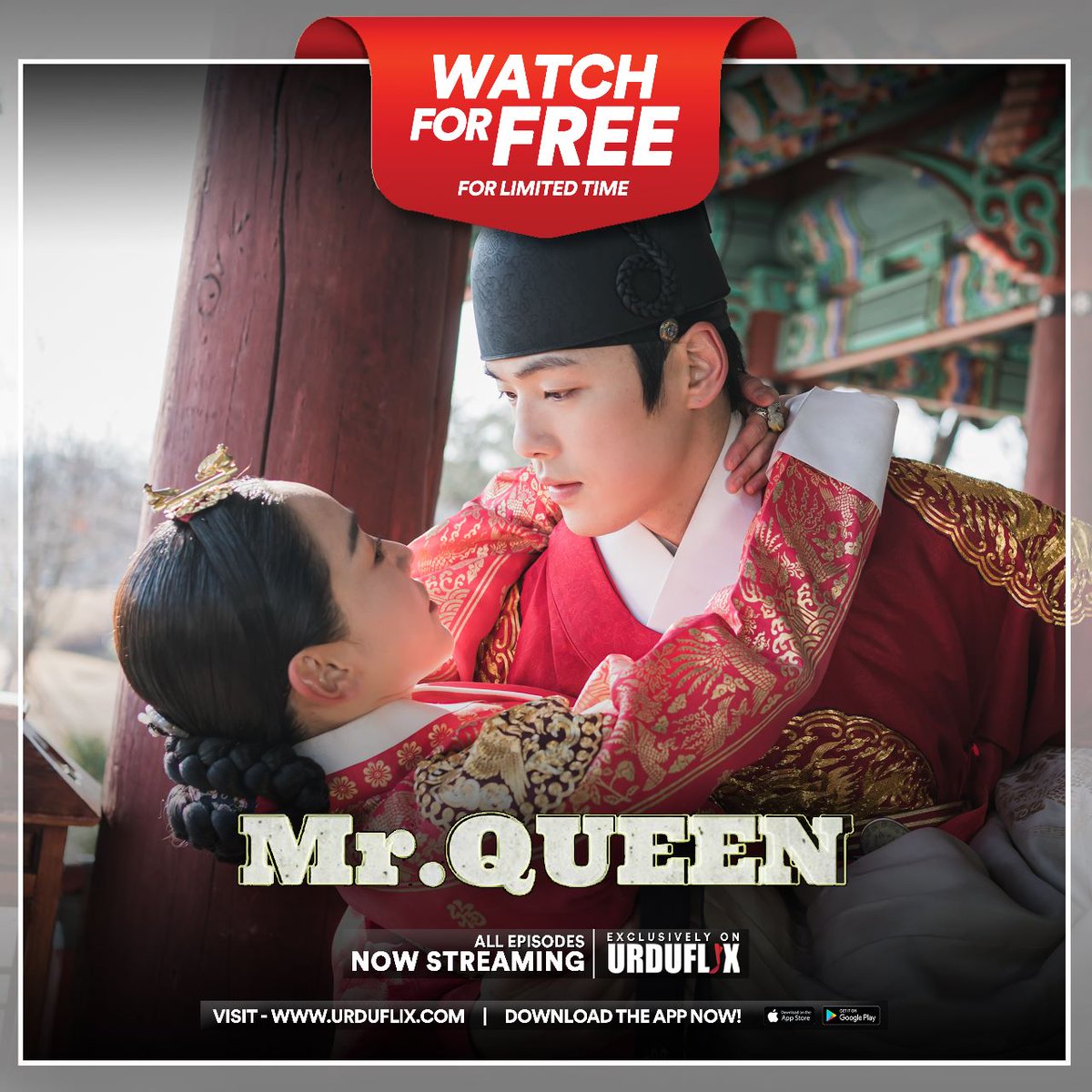 urduflix1's tweet photo. Step into a regal world of laughter and love with #MrQueen. Get your royal fix as history meets comedy in #Koreandrama #10Episodes #Streamingforfree.
Available on #Urduflix
https://t.co/1r8K2JvO7u
#kdrama #WatchForFree #freeToWatch #Queen #KDramaQueen #dramaqueen #emaxtv https://t.co/xzjMorTEVX
