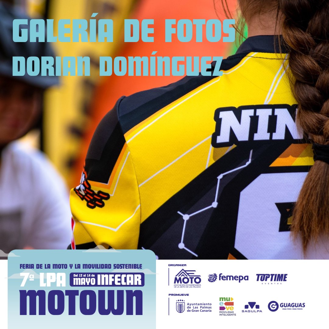 👀 ¡ʀᴇᴘᴀsᴀ ʟᴀ ɢᴀʟᴇʀíᴀ ᴅᴇ ғᴏᴛᴏs ᴅᴇ ʟᴀ 𝟽ª ʟᴘᴀ ᴍᴏᴛᴏᴡɴ!

📸 De la mano de Dorian Domínguez te acercamos a las mejores fotos de la #FeriaDelaMoto que tuvo lugar del 12 al 14 de mayo en Infecar Feria de Gran Canaria 

👇 LINK de las fotos
bitly.ws/EzUd