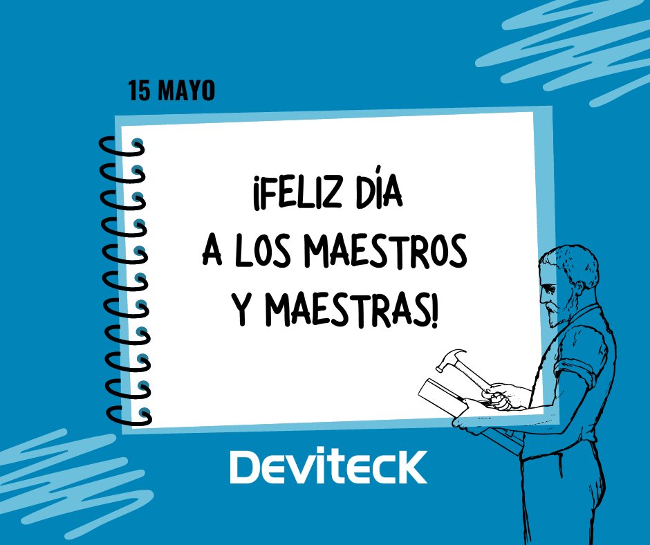 Deviteck_es's tweet photo. Hoy, queremos hacer un reconocimiento a los #maestros y #maestras en #Colombia por su gran 
labor
#DiaDelMaestro #ingenieros #ingenieras
@UniJaveriana @UninorteCO https://t.co/NKYTfKBN5p