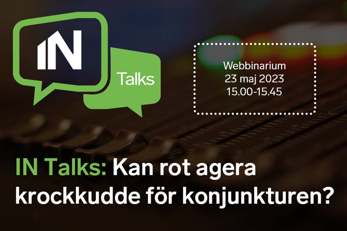 Installatorsftg's tweet photo. Elprisstödet var en nödvändig, men kortsiktig insats. Redan nästa vinter riskerar vi att befinna oss i en liknande situation.
Hur minskar energianvändningen på sikt?
Välkommen till ett samtal mellan politik, näringsliv och fastighetsägare.
https://t.co/o7zgeCqBDh #intalks #rot https://t.co/AC5ih9JjEH
