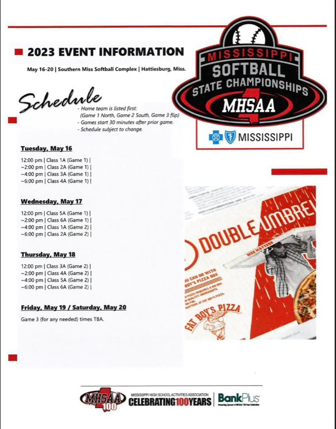 WLsoftball1's tweet photo. Come out and support your Lady Knights in the state championship games to be held this week at Southern Miss! We will play Tuesday at 6 and Thursday at 2. 

#WLSoftball #TEAM #uKnighted https://t.co/hpDd7BBir1