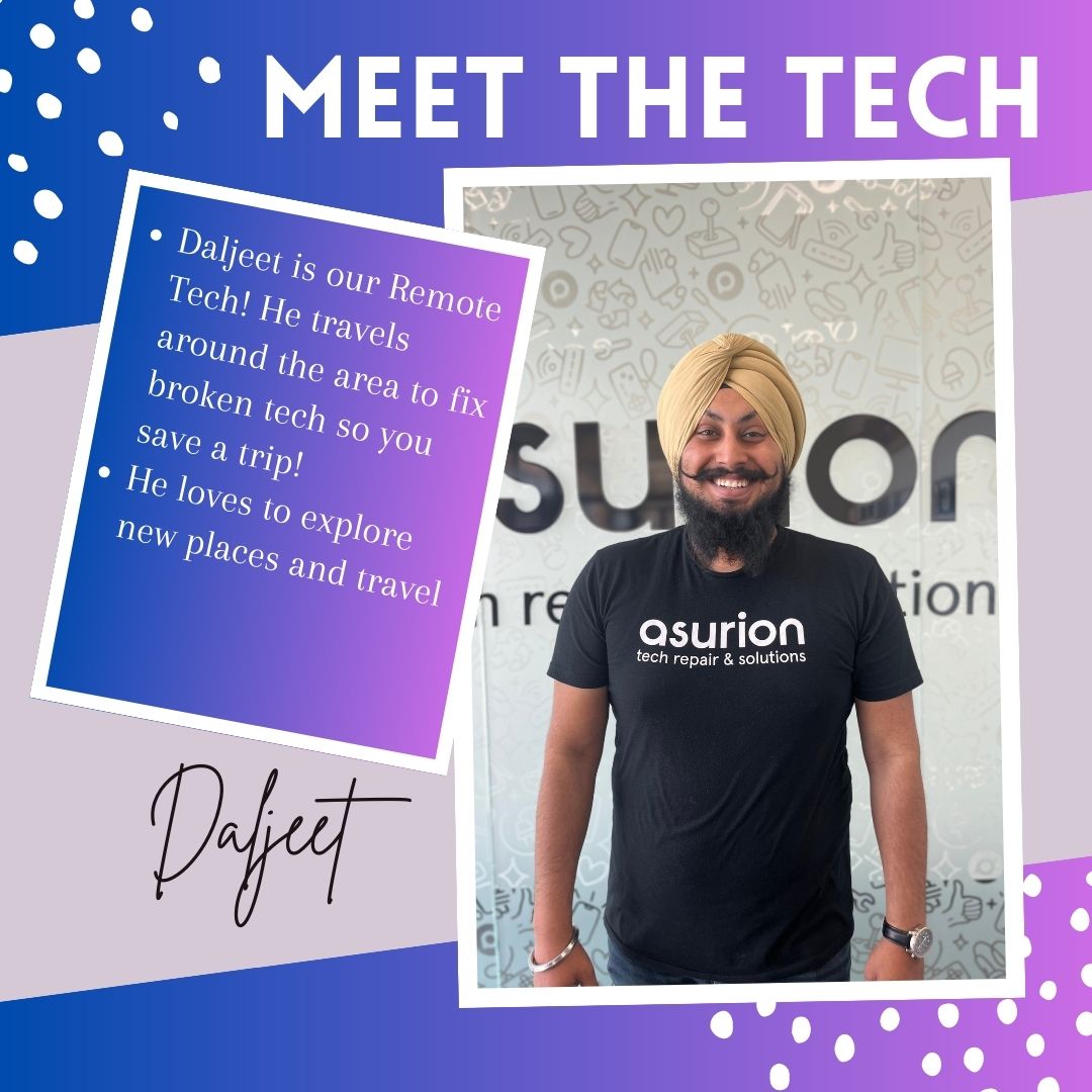 ubreakifix_li's tweet photo. MEET THE TECH!
Meet Daljeet! He is our remote tech, which means he travels to whatever location you need to fix your in-warranty phones and saves you a trip to our location! #tech #ad #localbusiness #ubreakifix #asurion https://t.co/l19eyaRc33