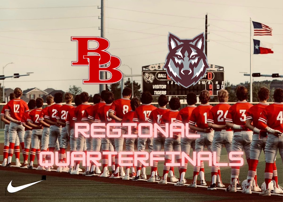 The series is set for Round 3.

🆚 Comal Davenport 

Game 1- Thursday 7:00pm

Game 2- Friday 7:00pm

Game 3 (if needed)- Saturday at 3:00pm

All games will be played at Manor New Tech High School. 

<a href="/4ATxHsBaseball/">4ATxHsBaseball</a> <a href="/BellvilleSports/">BellvilleSports.com</a> <a href="/TimesBellville/">Bellville Times</a>