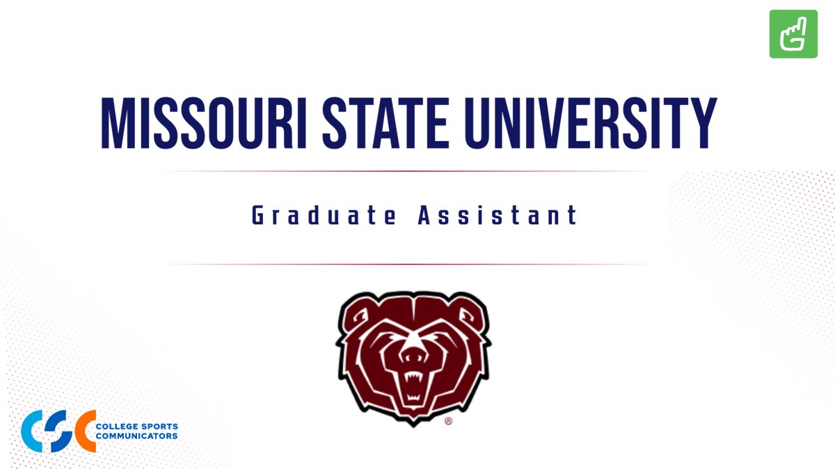 CSCcareers's tweet photo. JOB POSTING 🚨🚨 - @MissouriStBears Graduate Assistant

https://t.co/91rWcxcRUe https://t.co/xAXgd5LTYf