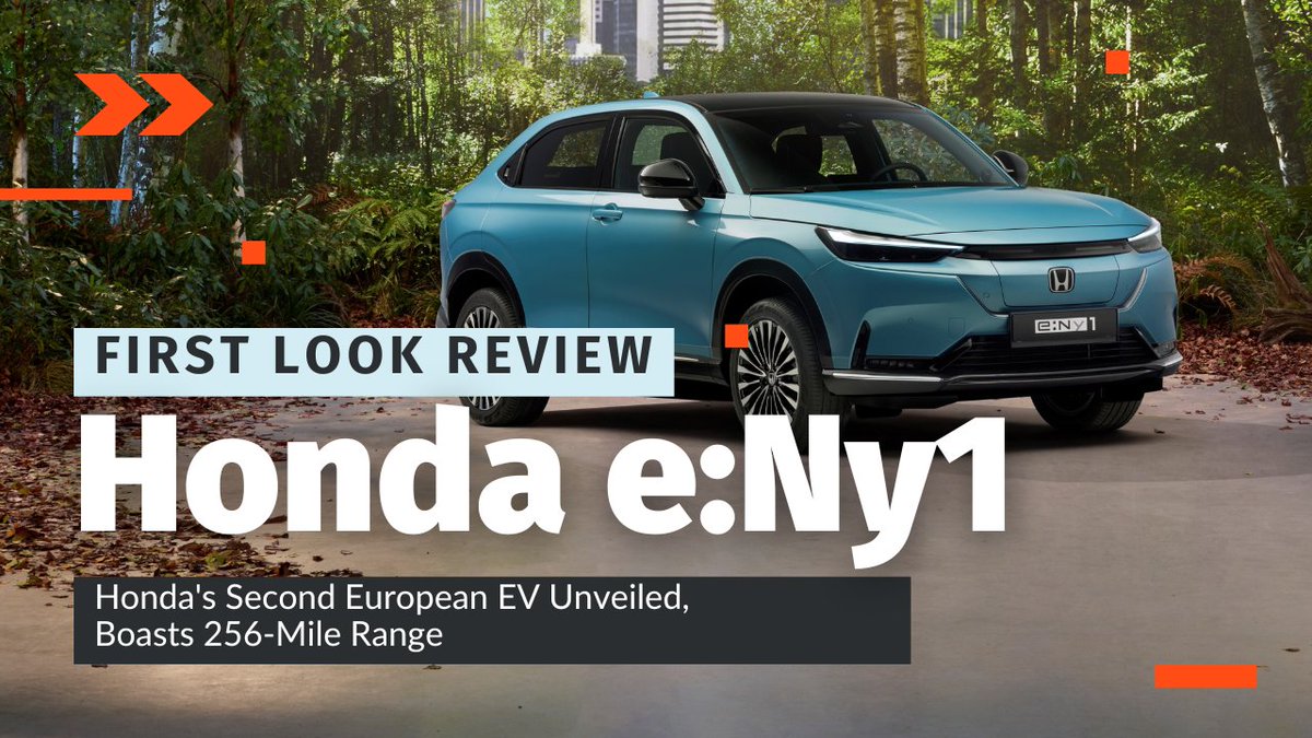 theautoobserver's tweet image. Dive into the future of driving with our first look at the 2023 Honda e:Ny1! 🚗⚡ Get an exclusive tour of this game-changing electric SUV with a 256-mile range on our latest YouTube video. Watch now: youtu.be/XZsqEoV4C_Y #HondaENy1 #ElectricVehicle #EVReview #Honda2023