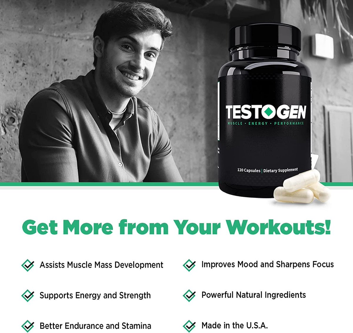 BelaineMarcos's tweet image. Don&apos;t let low T hold you back! #Testogen is the solution you&apos;ve been looking for.Our natural #testosterone booster reverses the symptoms of low T, so you can feel like yourself again. Use code SAVE20 for 20% off during our FLASH SALE. Click👉mnqhs02jd.com/N2W6N/GTSC3/ and Order now.