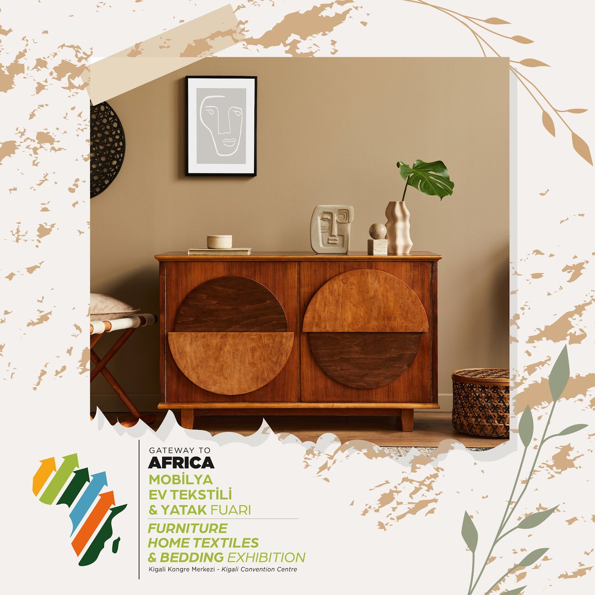 Afrika’ya ihracat için Ruanda’da buluşun! Gateway to Africa - Mobilya, Ev Tekstili & Yatak Fuarı, ‘’Afrika’nın İsviçre’si’’ olarak Ön kayıt formu için tıklayın. bit.ly/3BEEQQK 📅 03-05 Ekim 2023 📍 Kigali Kongre ve Sergi Sarayı (KCEV)