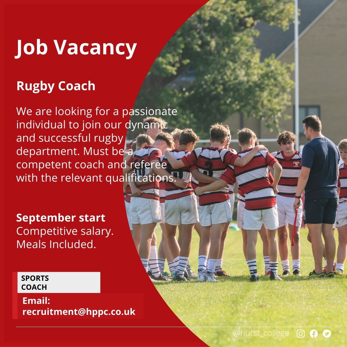 HurstSport's tweet photo. As we continue to grow, we would love to hear from you. Starting September 2023.... @Hurst_Rugby 🏉@Hurst_Hockey 🏑#WeAreHurst @Hurst_College @HurstSeniorPrep @HurstJuniorPrep 🦅 https://t.co/eNkNkVbtGm