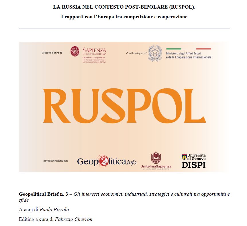 Frank_Stones's tweet photo. Sono contento di aver contribuito al terzo volume del progetto #RUSPOL curato da @CEMASResearch e @SapienzaRoma, sponsorizzato da @ItalyMFA, con un capitolo intitolato "Le diverse fasi dell’interdipendenza energetica russo-europea".
Per leggere il Brief
🫴 https://t.co/P3Y481YSDj https://t.co/AFEWPeB1T2