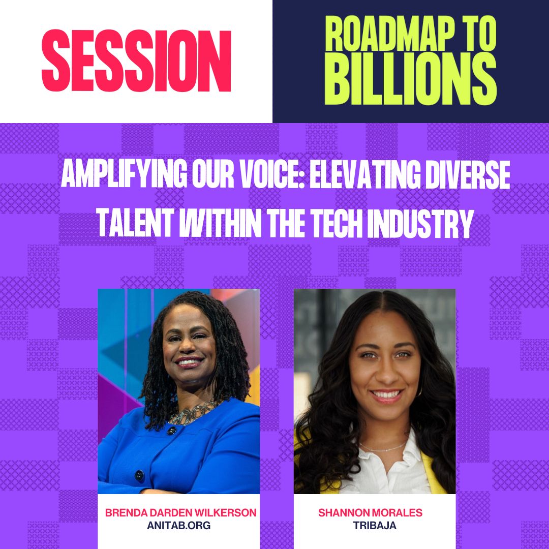 BWTalkTech's tweet photo. Getting heard in such a crowded work environment can be tough. 

Attend this session with speakers Brenda Darden Wilkerson and Shannon Morales to hear their experience with building an equitable talent pool in the tech industry.

Register for #RTB23.
Limited seats available. https://t.co/5Ov2VPrsqE