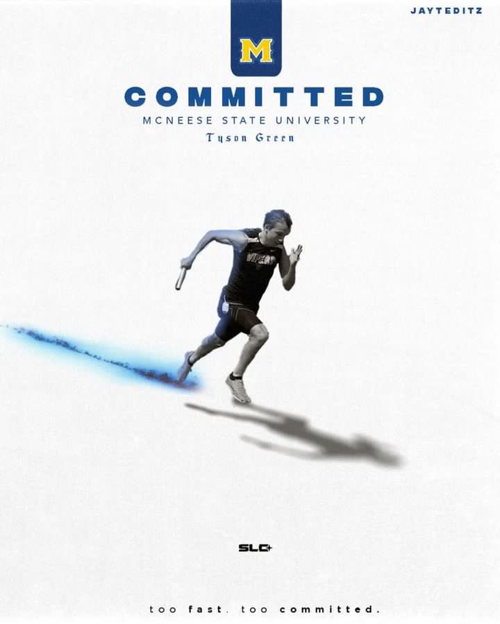 tysonVgreen22's tweet photo. I will be continuing my academic and athletic career @mcneeseTF_XC Thanks @msucoachJ &amp; @msucoachgilroy for the opportunity, Im ready to work! #GeauxPokes

Thnx Coach Young @keri_timmerman Coach Sanders @vandytrack  @DBenton27 @XcelerationATX @DLew87dabeast for helping me get here https://t.co/VR7m7JSHcL