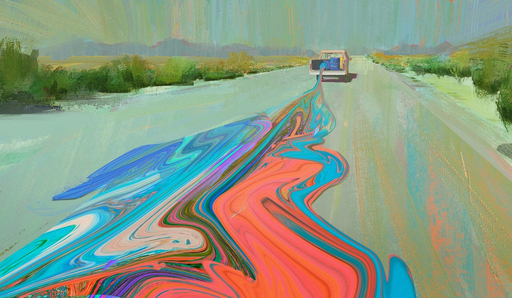 gm! ☕️

The fam and I are planning a road trip this Summer, which reminded me of this work by <a href="/tonyskeor/">Anton Skeor</a> that I just love (in the collection of <a href="/RACART5/">RAC_ART (racart.eth)</a>). 🛻