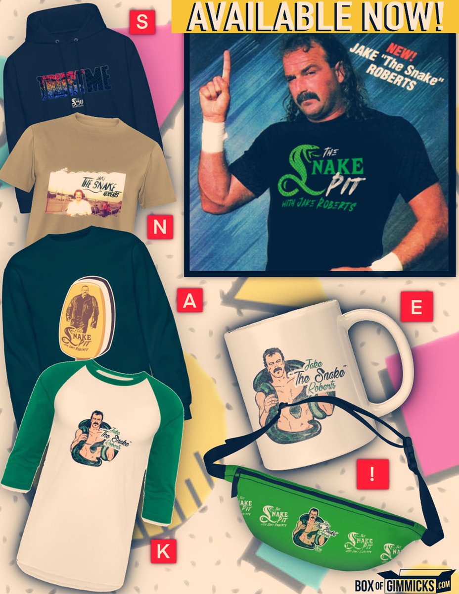 The Snake Pit with Jake Roberts on Twitter "PICK YOUR POISON! 🐍 Shop