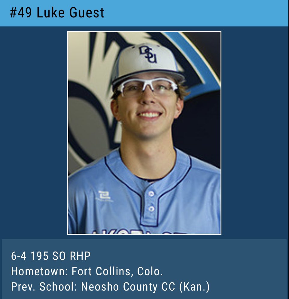 Happy Birthday S/O to rising junior pitcher, @lukeguest26, from Fort Collins, CO. Thank you for being a Trojan⚔️. Make it a great day, #49.